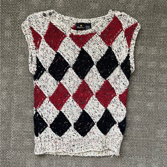 Vintage Chunky Knitted Sweater Vest - Picture 1 of 4